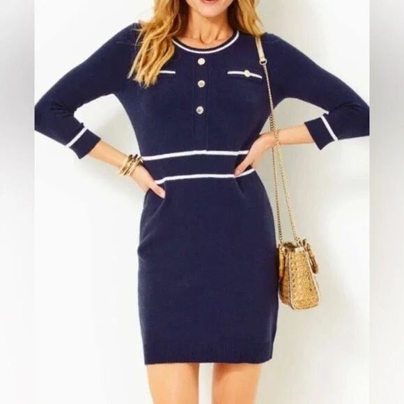 NWT Lilly Pulitzer Danley Sweater Dress- Size M - Picture 1 of 10